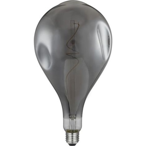 Ampoule LED XL A165 Bombée Fumée 5W – 1800K – Verre Gris – Filament Décoratif Vintage (1/2)
