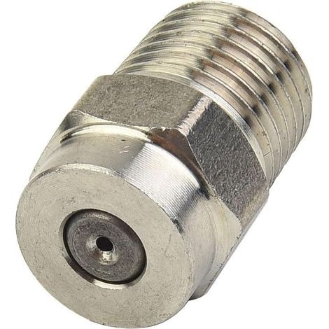 Buse de rechange pour nettoyeur haute pression conçue pour balai à eau et nettoyeur de châssis avec construction en acier inoxydable et indice de 4000 PSI (0°)
