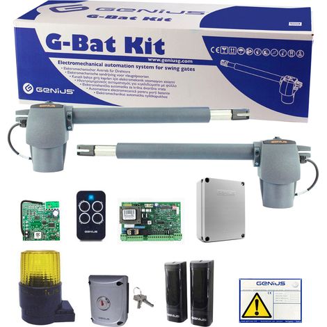 Kit GENIUS FAAC Automazione Cancello Battente G-BAT 300 51701271 GFLASH 230V (1/10)