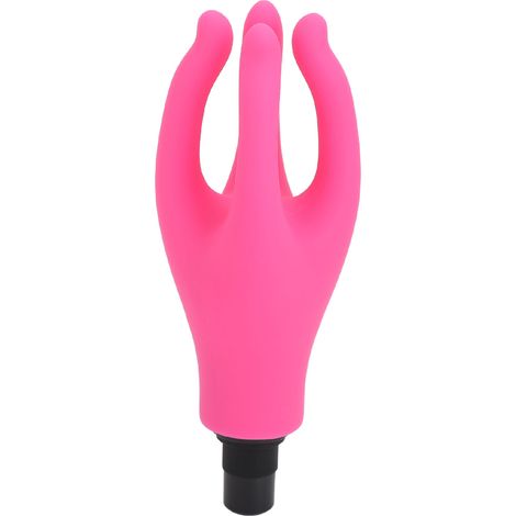 Tête de massage en silicone étanche, 4 embouts de rechange pour pistolet fascia, rouge rose, 12-13mm (1/5)