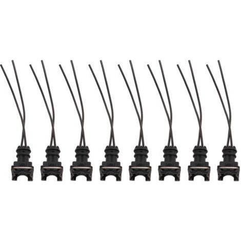 Fiche de Câblage de Connecteur D'injecteur de Carburant, 8 Pièces de Connecteurs D'injecteur de Carburant Clips de Câblage Style D'épissure Coupé EV1 8 pour Bosch EV1