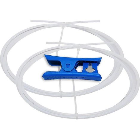 2er-Pack PTFE-Schlauch 2,5 mm x 4 mm, 4 m, mit Schlauchschneider, für PLA/PETG/ABS Bambu Lab P1P/P1S/X1/X1C 3D-Drucker (1/5)