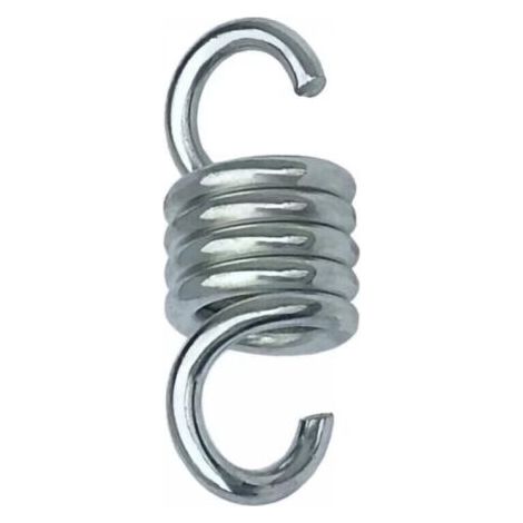Ressorts de hamac - Acier galvanisé trempé - Pour suspendre des chaises hamac et des balançoires - Capacité de traction 500 kg (1/2)