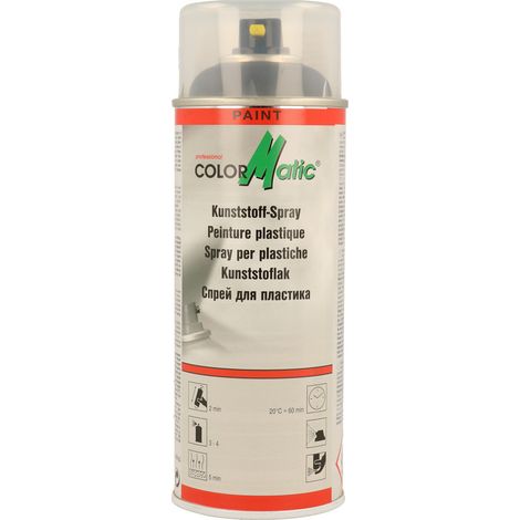 Peinture plastique anthracite COLORMATIC 400ml -aerosol-