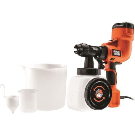 Pistolet Black &amp Decker B&ampD HVLP200 400W pour peinture peinture peinture rA servoir 1,2 Lt