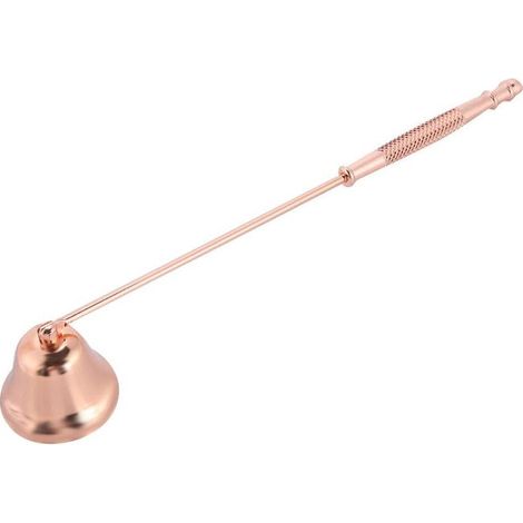 royaluxe - Éteignoir à Bougie Or rose, Eteignoir a Bougies avec Long Manche, Acier Inoxydable, Peut éteindre la Flamme de Manière Sûre,21cm (1/5)