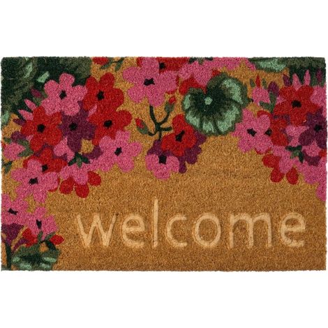 Paillasson Welcome Floral 60 x 40 cm (1/3)