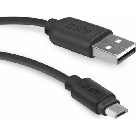 SBS TECABLEMICRO2K USB-A - Micro-USB-Kabel 2 m - Schwarz