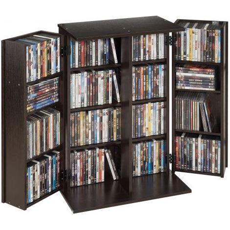Bibliothèque Étagère, Meuble de Rangement Multimédia à 4 Niveaux SHL666 (1/3)