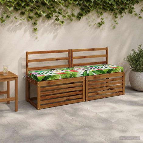 vidaXL Cojín de banco SOEST 100% Poliéster Multicolor 140 x 40 x 8 cm (1/5)
