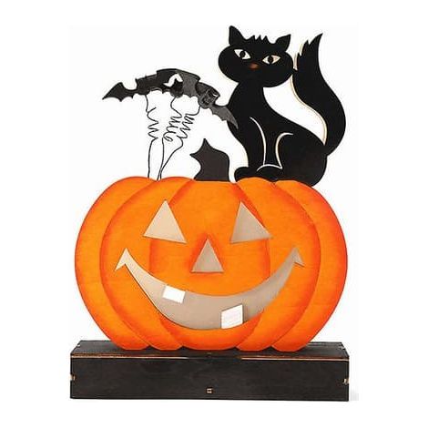 Décoration d'Halloween : Citrouille lumineuse à visage changeant et parlante, citrouille animée Jack-o'-lantern en vente pour la maison, l'intérieur et l'extérieur. (1/5)