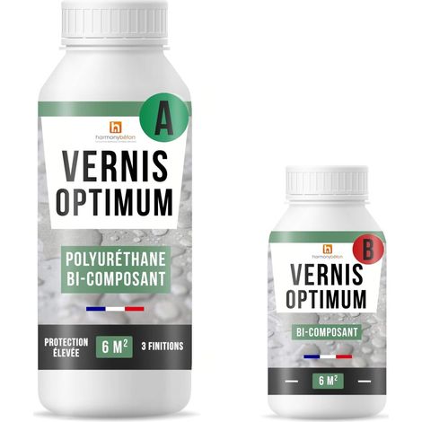 Vernis Optimum® bi composant PU - Kit de 1 kg Brillante - Harmony Béton