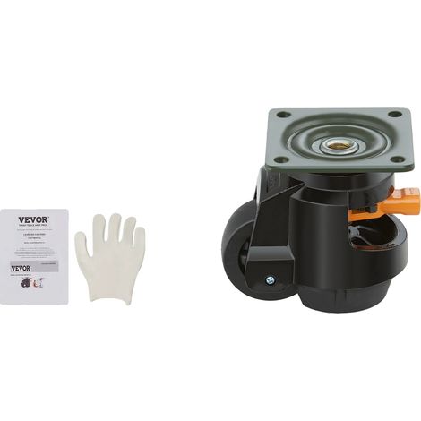Ruote livellanti resistenti e regolabili in altezza, da 2,5 pollici (1/2)