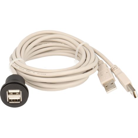 2 x USB 2.0 Buchse A - 2 x USB 2.0 Stecker A RRJ2USBSW150 Schlegel Inhalt: 1 St.