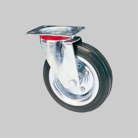 Ruota industriale girevole art. 80 avo 200x50 mm - portata 205 kg ALDO VALSECCHI (1/2)