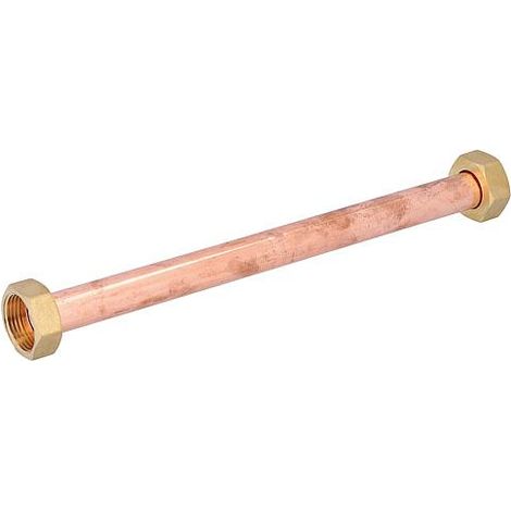 Banyo – Tube cuivre 15mm multi couche – Arrivée eau froide avec 2 écrous tournants – Compatible Easy Flow Fresh 4