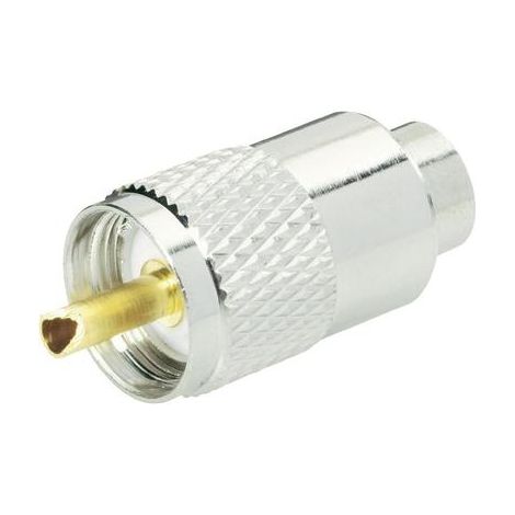 BKL Electronic 0406043 0406043 Connettore UHF Spina dritta 50 Ω 1 pz.