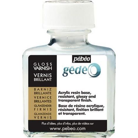 Vernis de finition - GEDEO - 75ml - Brillant - Résistant - Transparent