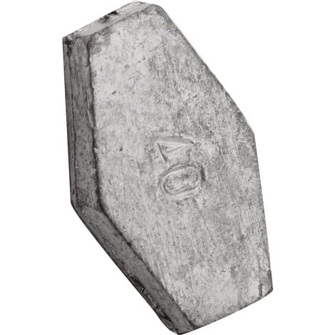 Paladin Angelblei Sechskantblei 30 g mit Loch 3 Stück Angelblei