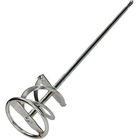 Mélangeur de mortier spirale SDS Plus - 100 mm - Pour ciment, plâtre, peinture (1/5)