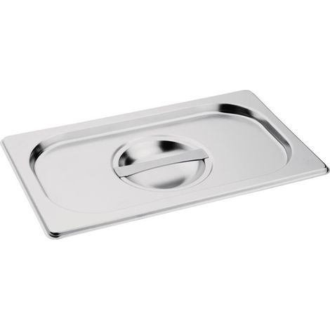 Couvercle Bac Gastro Inox GN 1/9 - Vogue (1/5)