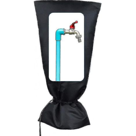 Grand couvercle de robinet extérieur antigel et étanche (1/3)