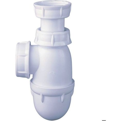 Siphon Lavabo - Diamètre 32 mm - Filetage 1 1/2 Pouces (40x49 mm) - Pour Installation Intérieure - Unité (1/3)