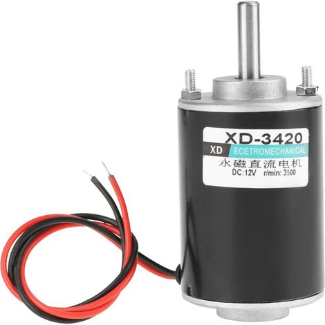 High Torque Motor Permanent Magnet High Speed Motor for Generator and Grinding Machine DC Electric Motor (3500RPM(12V)) (1/5)