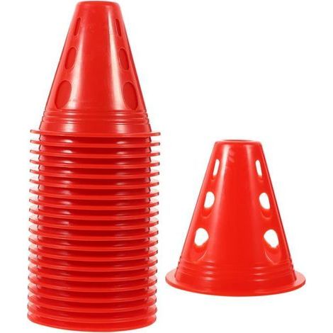 BelleRise - Packung mit 20 Agility-Trainingskegeln aus strapazierfähigem Material, geeignet für Sporttraining. (1/5)