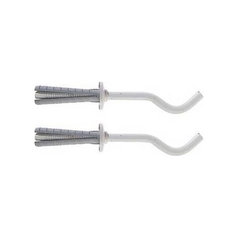 2 PZ MENSOLE PER RADIATORI IN GHISA TF 7  FISCHER Misura: 75 Bianca