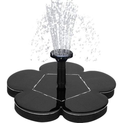 Solarbetriebener Vogeltränkenbrunnen – Schwimmende Wasserpumpe – Für Garten, Terrasse und Teich (1/5)