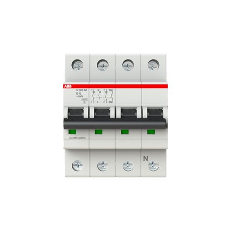 Disjoncteur S200 3P+N B 6 6kA NA - ABB2CDS253103R0065