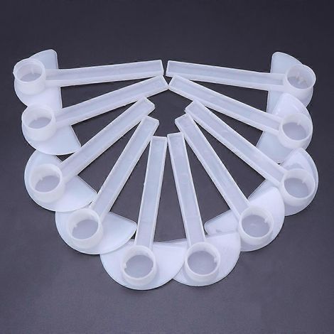 Lot de 10 nourrisseurs à miel pour abeilles, avec bouchon et filetage résistants. (1/4)