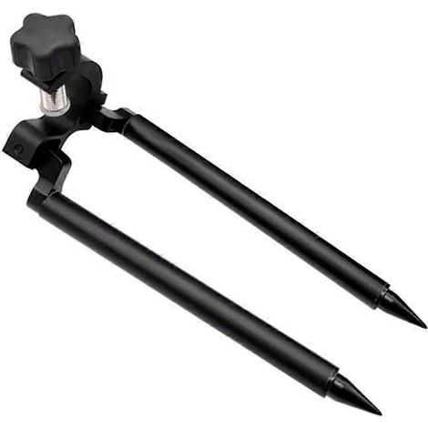 Mini bipied de topographie à prisme pour GNSS/GPS, noir, compatible avec les perches de 30 et 60 cm (1/5)