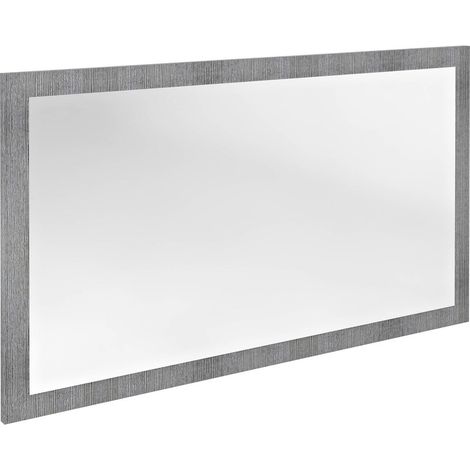 Miroir NIROX avec cadre 120x70cm, chêne argenté