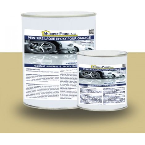 Peinture Laque Epoxy pour Garage - 10 Kg Jaune sable - MATPRO (1/5)