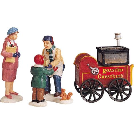 Roasted Chestnut Stand Set of 4 Réf. 92331