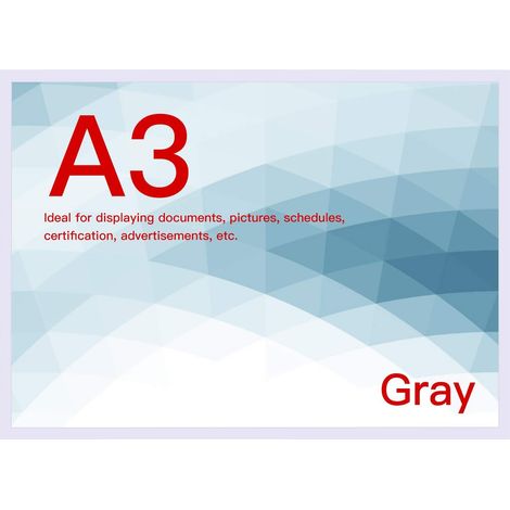 A3 Frosted Magnetic Frame, Document Holder, PVC Poster (1/5)