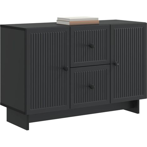 Maison Exclusive - Credenza Nero 89 x 34,5 x 60 cm Legno ingegnerizzato