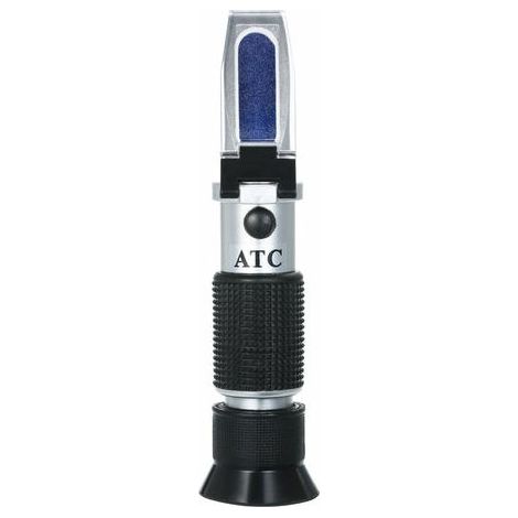 Ulisem Refractometre De Salinite Densimetres D'Eau De Mer Portables Testeur De Salinite Optique Refractometre Atc Portable, Double Echelle: 0-100‰ & 1.000-1.070 Densite, Testeur D'Eau Salee Pour Aquar (1/5)