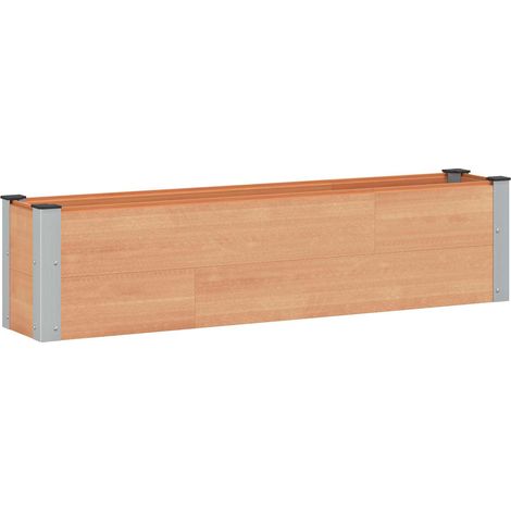 vidaXL Garden Raised Bed Brown 150 x 30 x 36 cm