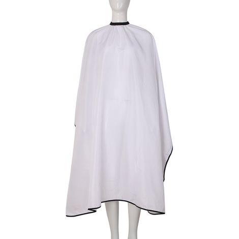 Cape de coiffeur avec clip métallique ajustable, idéale pour la coupe et le shampoing des cheveux des coiffeurs et stylistes - 140 x 160 cm (55 x 63 pouces) - Usage personnel et professionnel - Idée c (1/5)