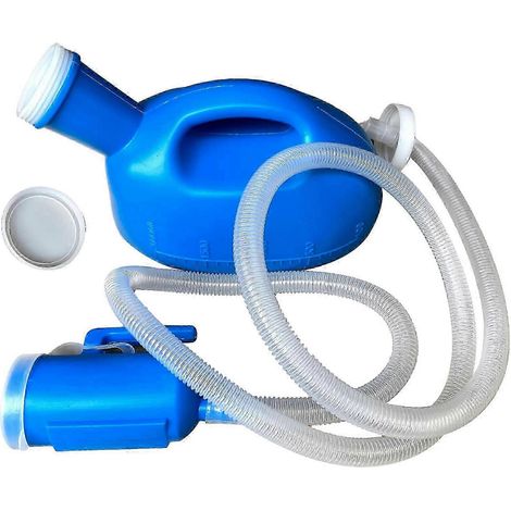 Nouvel urinoir portable pour hommes avec un récipient à urine pratique de 2000 ml pour une utilisation en extérieur et à l'hôpital. (1/5)
