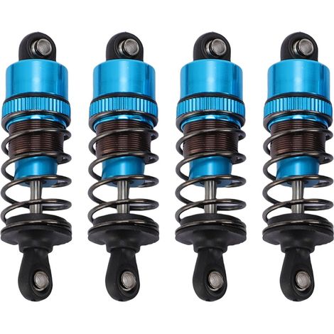 55-mm-RC-Stoßdämpfer, leichte Aluminiumlegierung, 4er-Set (BLAU) (1/5)