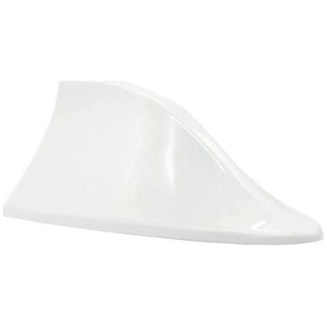 Antenne de Voiture Universelle en Forme d’aileron de Requin - Antenne Radio FM/AM pour Auto SUV Camion Van (Blanc) (1/5)