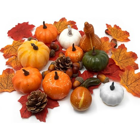 Pumpkin Autumn Decoration - Table Decoration for Halloween, Thanksgiving (1/5)