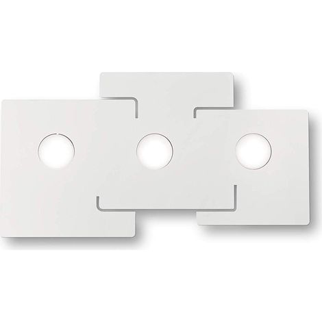 Ideal Lux Totem - Plafonnier 3 Lumières Blanc (1/2)