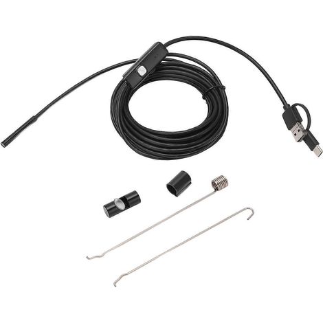 5,5-mm-Endoskop 3-in-1 USB-Boreskopkamera, IP67 wasserdicht für Inspektion und Wartung, 3,5 m / 11,48 Fuß