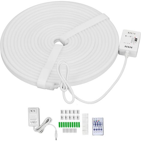 Bande LED RGB Néon Flexible 6m DC24V WiFi Télécommande Étanche IP65 Sync Musique 16 Millions Couleurs Décoration Intérieur Extérieur (1/5)
