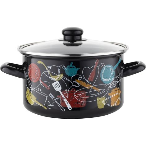 Maceta esmaltada Emalia Polska Pleszew Malena 20 cm 3,7 l (1/5)